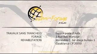 Travaux de fonçage Agadir Royaume du Maroc Ø1000 mm