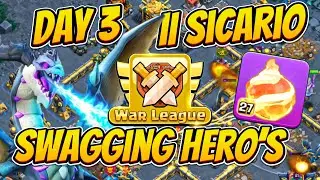II Sicario сходит с ума в Clash of Clans: атаки CWL от профессионалов TM PR | ДЕНЬ 3