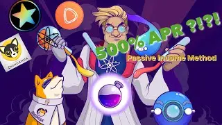 Passive income w/Osmosis | Yield farming tutorial 500% APR