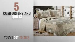 Top 10 Comforters&nbsp;And Quilts [2018]: All for You 3-piece Reversible Bedspread/ Coverlet / Quilt