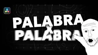 ¿Cómo hacer títulos PALABRA por PALABRA GRATIS en DaVinci Resolve?