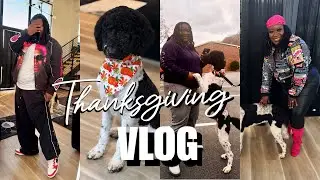 Becoming a Dog Parent Is HARD 😅 | Thanksgiving & First Groomer Trip + Unboxing 📦🐶🦃