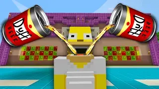 Homer Simpson Gets Drunk | The Simpsons | Minecraft Xbox [22]
