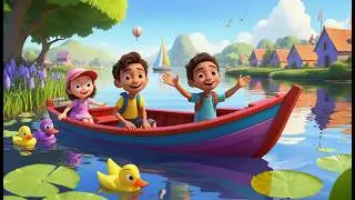 Five Little Toy Boats Sail Sail Sail | Bathtub Adventure & Counting Rhyme