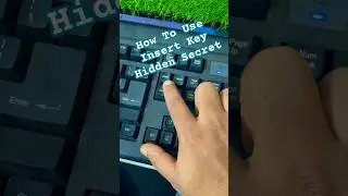 🧑🏻‍💻How To Use Insert Key 🤔| Copy Paste Secret #shorts #viral #word
