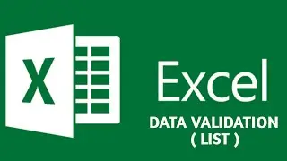 How To Do Data Validation List In Ms Power Point Excel | For Beginners | Anmol Agrawal