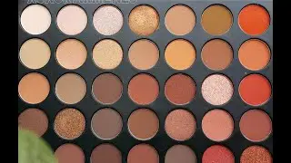 Morphe Brushes 35O Palette Swatches