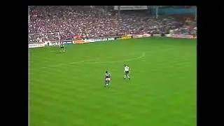 MAGNIFICENT DWIGHT YORKE GOAL ASTON VILLA V NOTTINGHAM FOREST 1991/92 BRITISH ISLES FOOTBALL MATCH