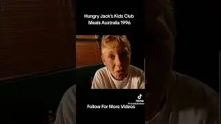Hungry jacks kids club meals 1996