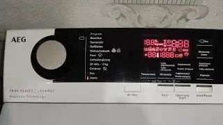 Сервисный режим стиральной машины AEG