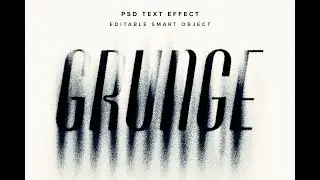 Dissolving Grain Text Effect Mockup Download