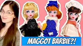 The STRANGEST dolls? - LARVIE - the Teen-age Fashion Maggot Barbie? (Doll and fashions review)