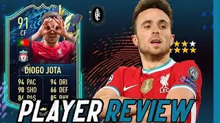 HE'S UNREAL!! 91 TOTS DIOGO JOTA REVIEW - FIFA 22 Ultimate Team