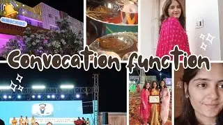 Datia medical College Convocation Ceremony Vlog | everything from decor to food | GMC Datia