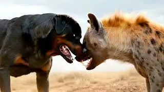 Rottweiler vs  Hyena &ndash; Who Has the Strongest Jaws?