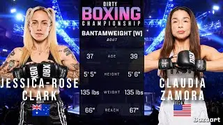 JESSICA-ROSE CLARK VS CLAUDIA ZAMORA FULL FIGHT DIRY BOXING 3