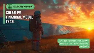Utility-Scale Solar Financial Model in Excel &ndash; Step-by-Step Template Walkthrough