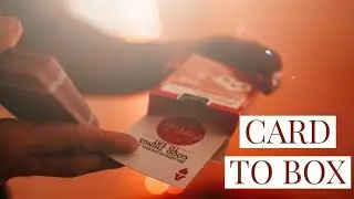 REVEAL. signed Card To Box card trick
