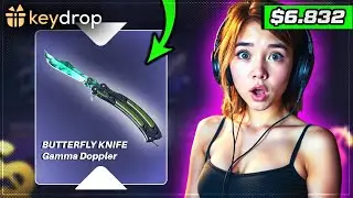 KEYDROP I SPENT ALL MY MONEY FOR BUTTERFLY! Keydrop Promo Code 2025