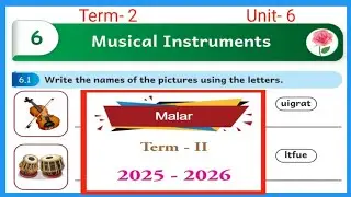 Musical Instruments,  Malar, English Workbook answers 