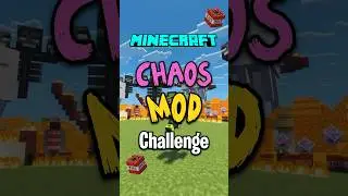 MINECRAFT CHAOS MOD CHALLENGE 💀 #minecraft #minecraftshorts #shorts