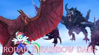 Rodan e Rainbow Dash VS Camazotz A BATALHA NOS CÉUS! (RODAN X RAINBOW DASH)