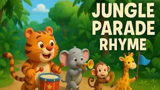 Jungle Parade! #joyjellytv #JungleRhyme #AnimalSong #KidsParade #JungleParade #learningthroughmusic
