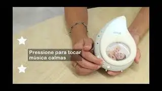 Lumin&aacute;ria Infantil Com Luz E Sons Relaxantes Gota Clingo