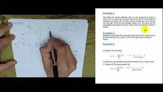 Math103 | Tutorial 5 | PDF and CDF