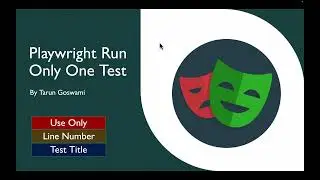 Playwright Run Specific Test