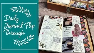 Daily Journal Flip Through | Travelers Notebook