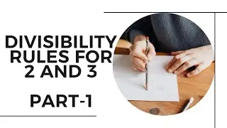Divisibility rules for 2 and 3| with Pratibha ma'am 😊