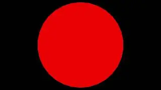 Red Triacontagon Black Background Scale Down