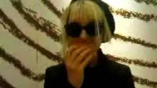 Andy Warhol Eating A Hamburger