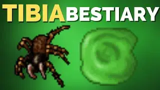 TIBIA BESTIARY Tarantula, Slime - Nargor