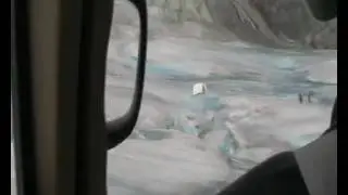 Best 60 seconds - Helicopter Flight over a Glacier in Alaska