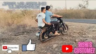 real ground clearance test of ( jawa 42 2.1 ) must watch 💥