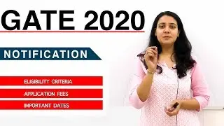 GATE 2020 ANNOUNCEMENT | ELIGIBILITY | IMPORTANT DATES