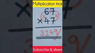 fast trick #maths #mathgames #viralvideo #mathstricks #india #indonesia #mathematics #1millionviews