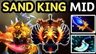 🔥 MAX DAMAGE EVERY SPELL ⚡ &mdash; SAND KING MID | DOTA 2 🔥