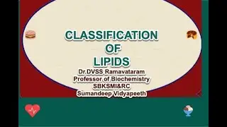 Classification of lipids Dr DVSSR