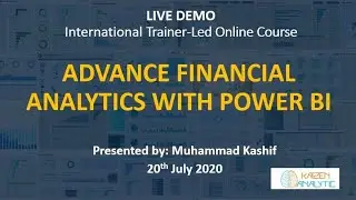 Live Demo: Advance Financial Analytics with Power BI Training