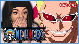 DOFLAMINGO IS A WHAAAAAAT!!! 😱 | One Piece Episode 642 & 643 Reaction