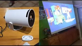 Einyoumily Mini Proyector 4K Support 20000 L&uacute;menes 2025 Proyector Port&aacute;til con Android TV WiFi 6