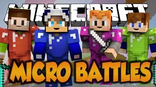Minecraft MICRO BATTLES #2 - Squad Rolling In! w/BrandoCraftHD