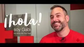 Gabi, socio de Cruz Roja