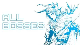 Final Fantasy 1 - All Bosses Fight (Pixel Remaster)