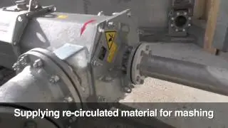 Liquid feeding system with energyJet CS and RotaCut RCX