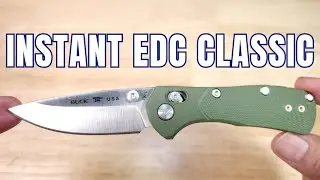 BEST COMPACT EDC KNIFE 2025 BUCK 790 MINI RANGE PRO FULL KNIFE REVIEW #edcknife