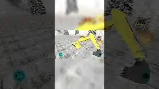 Snow Plow Heavy Excavator Sim - Android GamePlay #mobilegame #games #gameplay #androidgames #shorts